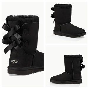 UGG BAILEY BOW II BOOT Black Size 13